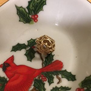 14k Gold Pandora Heart Charm Retired